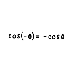 trigonometric formula_even odd identities_cos formula