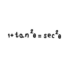 trigonometric formula_Pythagorean identities_one plus square tan equal squre sec formula