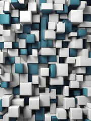 abstract background made of cubes