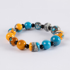 Glass beads bracelet
