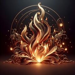 abstract background with ornament