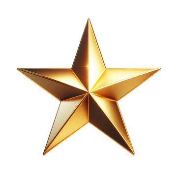 recommend clip art: Golden christmas star isolated on cutout background. 