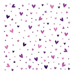Valentine's Day. Background Vector Hearts. Seamless abstract pattern. Beautiful texture for textile or paper print.