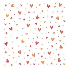 Valentine's Day. Background Vector Hearts. Seamless abstract pattern. Beautiful texture for textile or paper print.
