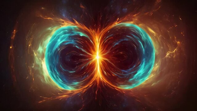 background with space, Video,  electromagnetic field, background