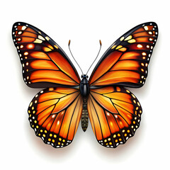Fototapeta premium butterfly realistic isolated