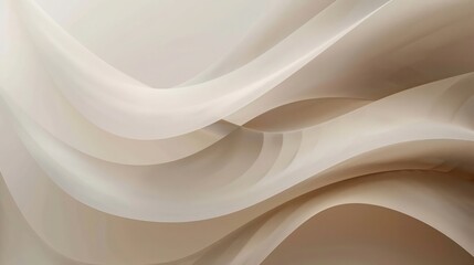 Abstract Background, soft neutral gradient blurs of taupe merging into light stone, creating a serene and sophisticated visual effect that feels calm and soothing.