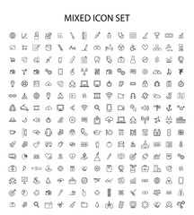 Mixed Set of icons for web.