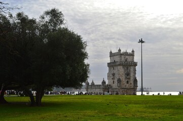 Fototapeta premium Belem Tower landmark in Lisbon