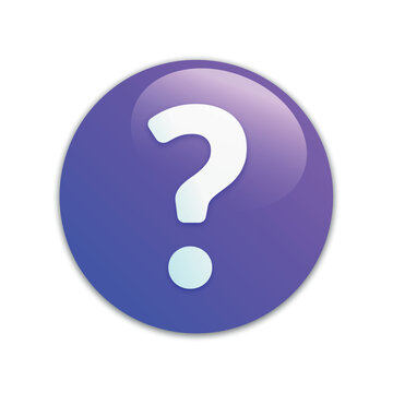recommend clip art: question mark button blue