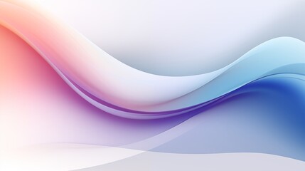 Fototapeta premium Abstract Flowing Wave Pattern with Gradient Color Spectrum in Modern Design