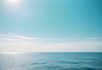 Obraz premium A sea and ocean view in sunny weather