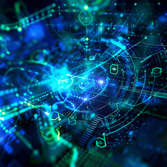 Obraz premium energy of fractal realms