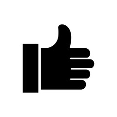 Hand Thumb Up icon flat.like icon 