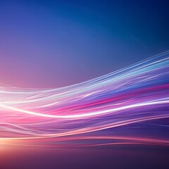 Abstract Light Streaks with Dynamic Movement and Gradient Effects