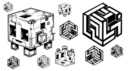 Pickle vector black and white,pickle