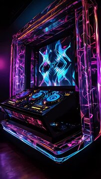 Nachtclub-Vibes: Ein tanzendes Lichtermeer