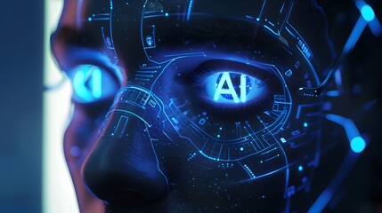 eye of the AI person