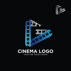 Initial letter G elegant logo for a cinema or photography business