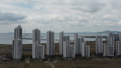 Fototapeta premium view of the city