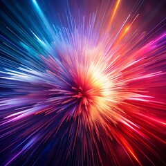 Obraz premium Abstract Light Streaks with Dynamic Movement and Gradient Effects
