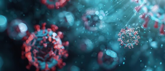 A mystical medical scenario where a cloud virus is neutralized using holographic antidotes and spectral remedies