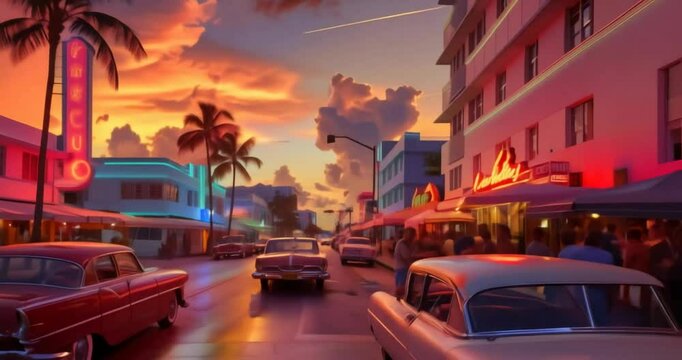 80s oldtimers on sunny roads
