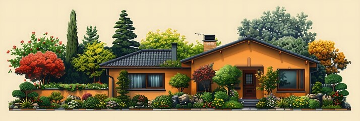 Property infographic showcasing the client benefits of buying a Garden Landscape emphasizing buyer engagement and market appeal