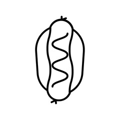 Bread and Grilled Sausage