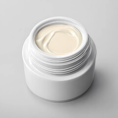 Elegant white tube of cream without label