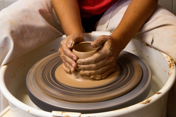 hands of a potter