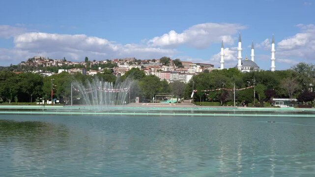 view of youth park in ulus ankara gen&ccedil;lik parkı