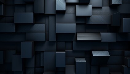Elegance in Depth Navy and Gray Rubber Tile Wallpaper.jpeg