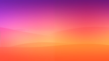 Abstract Gradient of Purple and Orange with Blended Evening Hues