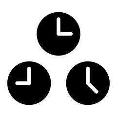 three clock