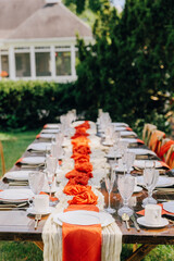 wedding reception table