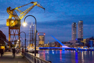 Puerto Madero, Buenos Aires, Argentina.