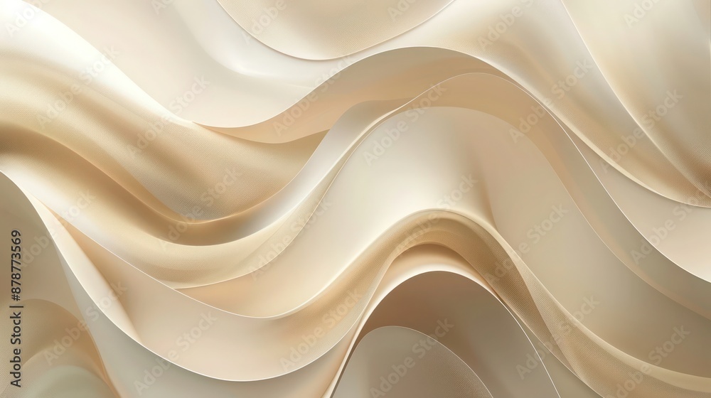 Fototapete Abstract Background, a harmonious blend of neutral tones with smooth gradients and subtle textures, creating a serene and sophisticated atmosphere.
