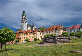 The Main Square of Kremnica - Central Slovakia