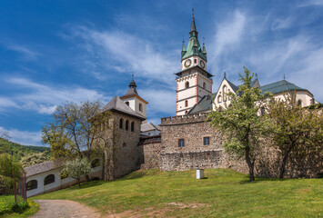 Obraz premium The catholic church St. Catherine in Kremnica - Central Slovakia
