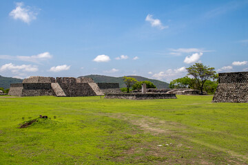 Pre-Hispanic Pyramids of Mexico in the Archaeological Zone of Xochicalco, Morelos