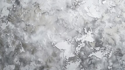 White and gray cement wall with textured polish surface