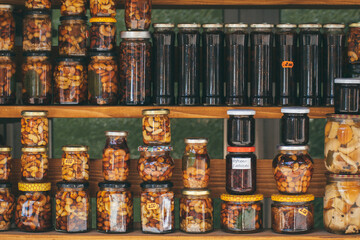 a real Ukrainian fair of various craft brews, jams, preserves and tinctures
