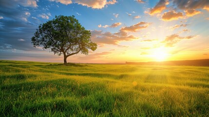 Obraz premium Free good morning scene wallpaper background photo