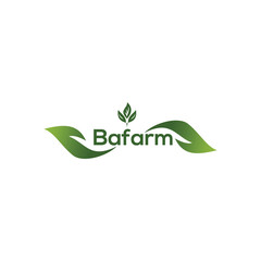 Bafarm green logo design inspiration