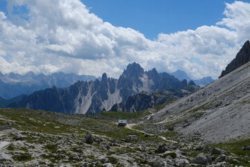 swiss mountains in the summer