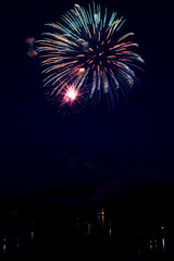 fireworks in the night sky #and the #25