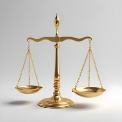 gold scales of justice