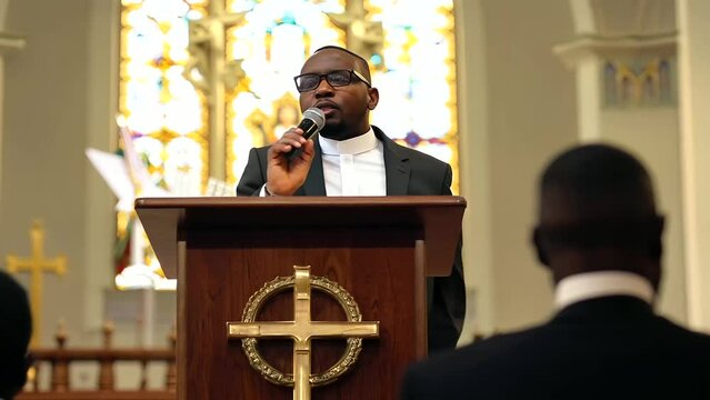 preacher at the church