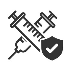 health insurance icon. vector medicine business insurance for apps and websites